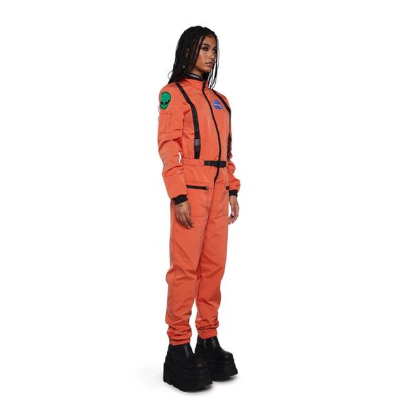 Dolls Kill NASA-TY FLIGHT SUIT COSTUME Size Small S Halloween Space Astronaut - Picture 5 of 6